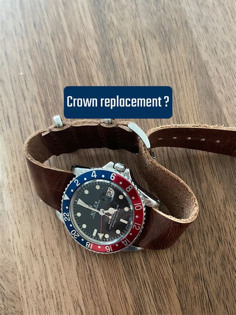 [Rolex Service] mandatory crown replacement on a vintage all 